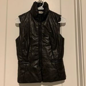 Calvin Klein quilted sheep leather vest